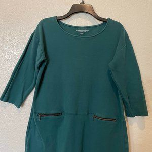 Jade green Soft Surroundings 3/4 sleeve top